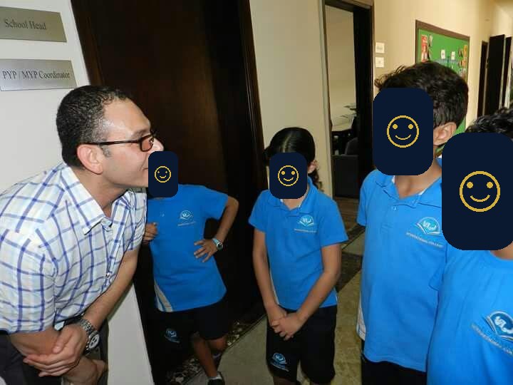 A moment with primary pupils